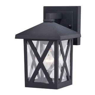 Vaxcel Lighting T0744 Rockford 9" Tall Outdoor Wall Sconce with Clear
