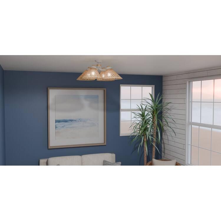 Quoizel Semi-Flush Mount Four Light Semi Flush Mount