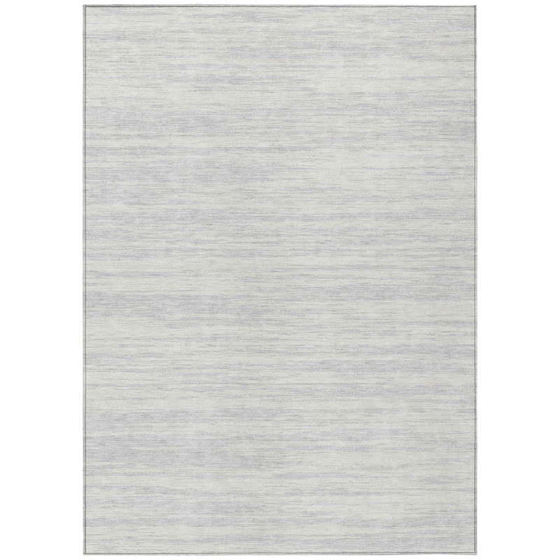 Machine Washable Indoor/ Outdoor Casual Ombre Chantille Rug