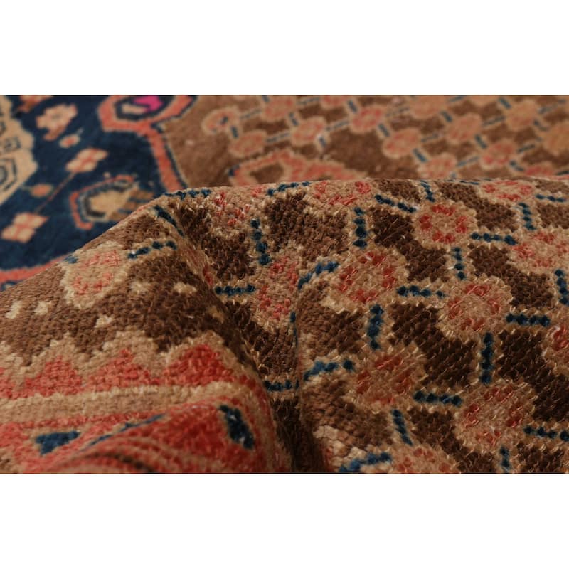 ECARPETGALLERY Hand-knotted Antalya Vintage Brown Wool Rug - 4'1 x 10'8