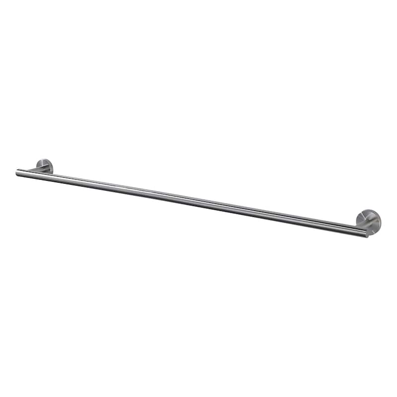 WOWOW Mutiple Length Wall Mounted Stainless Steel Towel Bar - 36 in. - Brushed Nickel