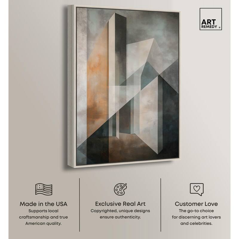 Spatial Geometry Canvas by Art Remedy