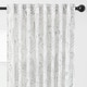 preview thumbnail 20 of 35, Chanasya Printed Crosshatch Light Filtering Kitchen Bedroom Window Curtain (Set of 2)