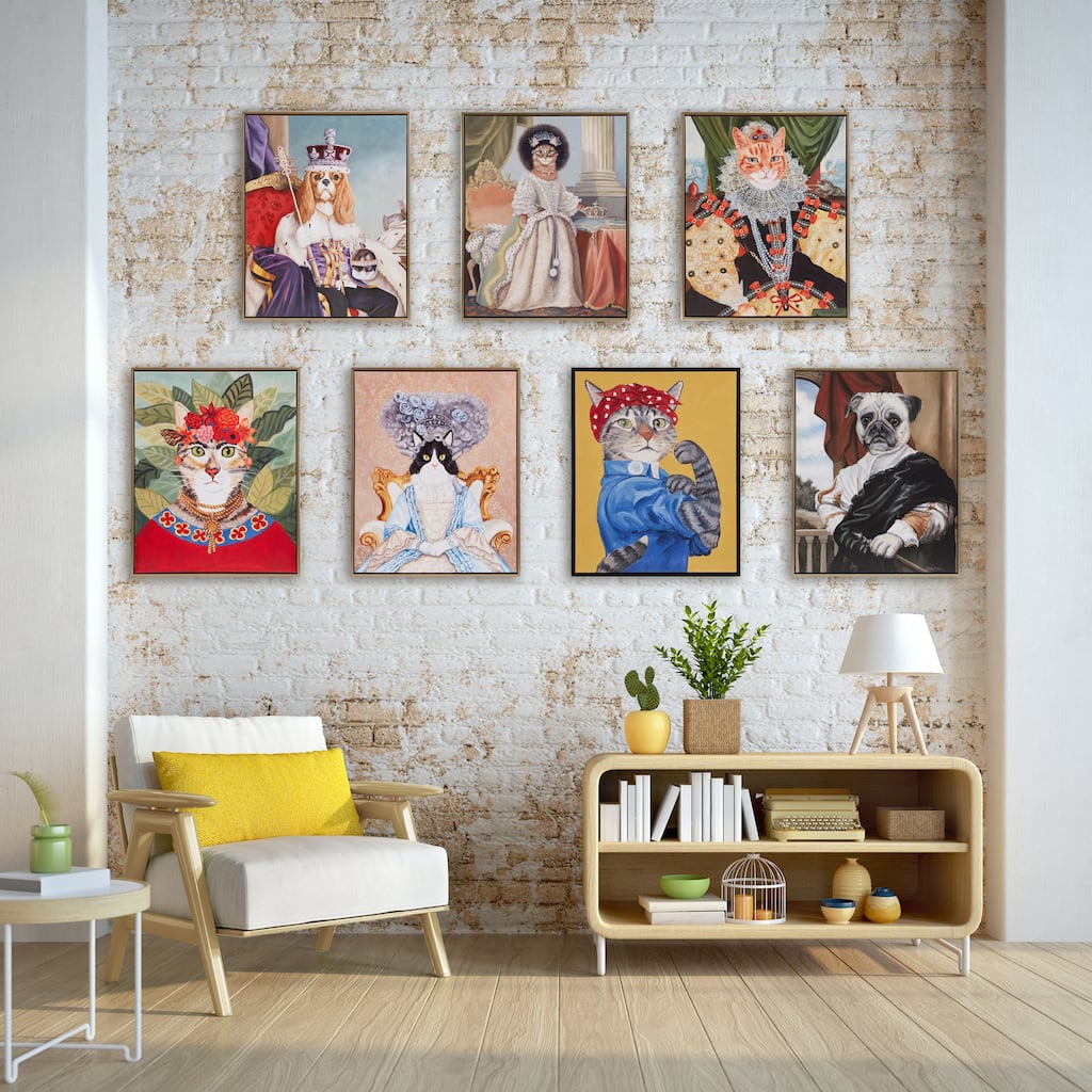Madison Park Pet Portrait Framed Canvas Wall Art