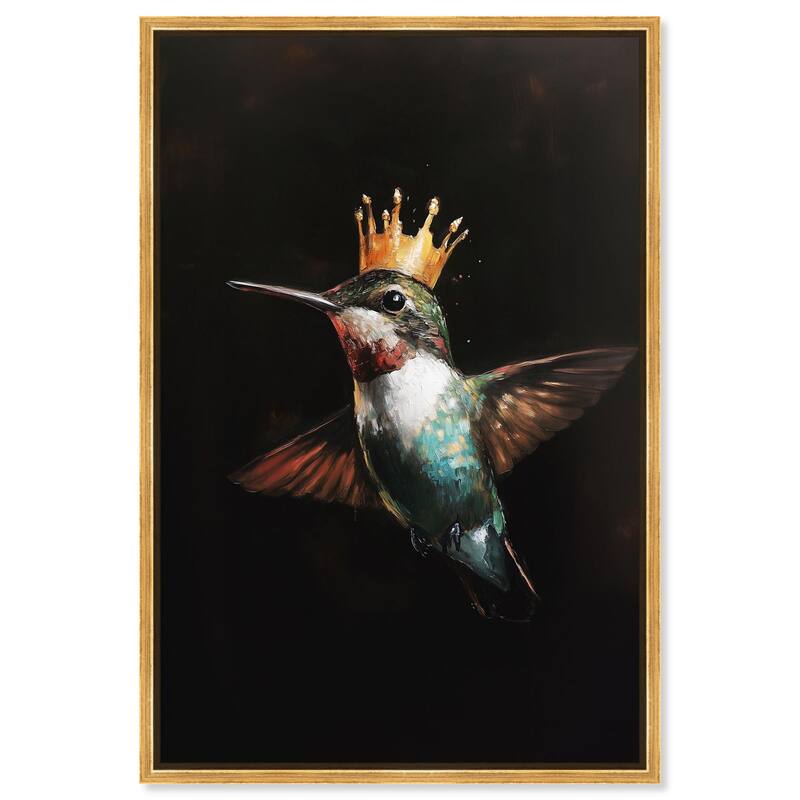Royal Bird II Canvas by Art Remedy - Gold - 20" x 30"