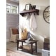 preview thumbnail 1 of 11, Daintree Coat Hook and Bench Set Espresso