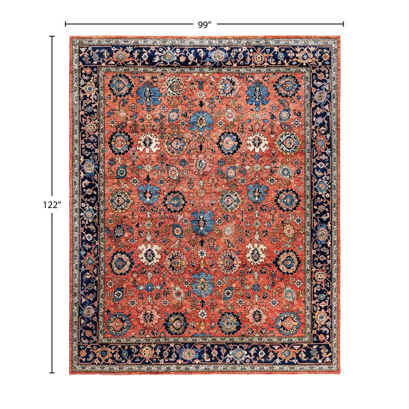 Serapi One-of-a-Kind Hand-Knotted Area Rug - Red - 8' 3" x 10' 2"
