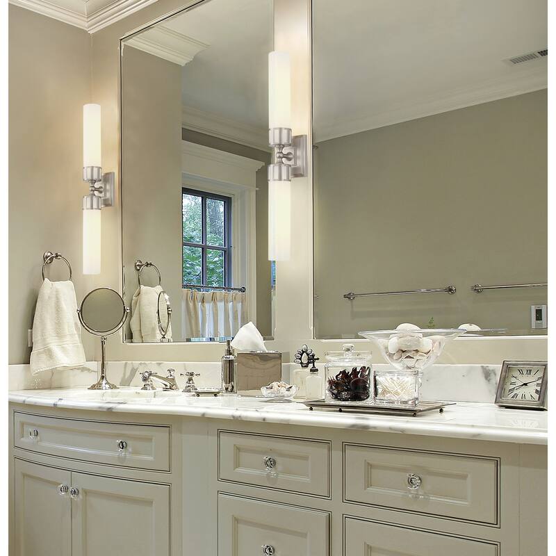 Elk Home Astor Chrome Finish 2 Light Wall Sconce - Brushed Nickel