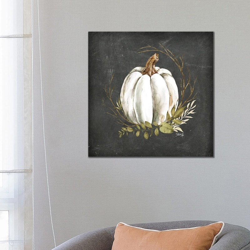 iCanvas "White Pumpkin" by Marla Rae Canvas Print - 26x26x1.5