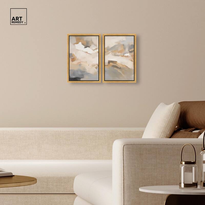 Lost in Thought Canvas Set of 2 by Art Remedy