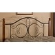 preview thumbnail 3 of 6, Milwaukee Wood Post Bed with Rails