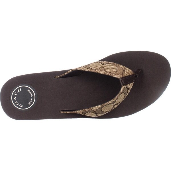 coach flip flops