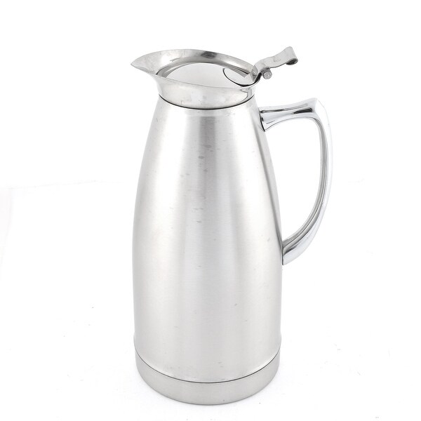 Unique Bargains 1L Stainless Steel Sanding Surface Heat Preservation Water Pot Kettle Vessel