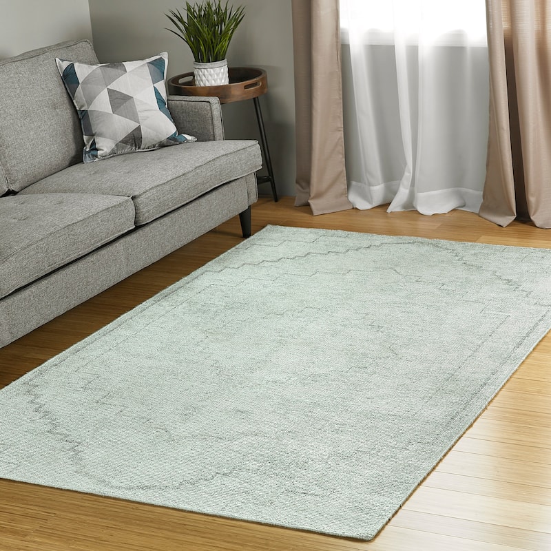 Adana Hand-Woven Bamboo Silk Area Rug