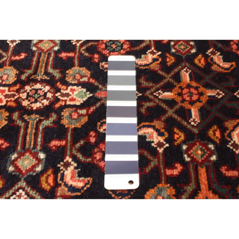 ECARPETGALLERY Hand-knotted Andelz Dark Navy Wool Rug - 2'5 x 8'11