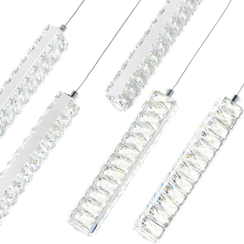 Celina LED Chandelier With Chrome Finish