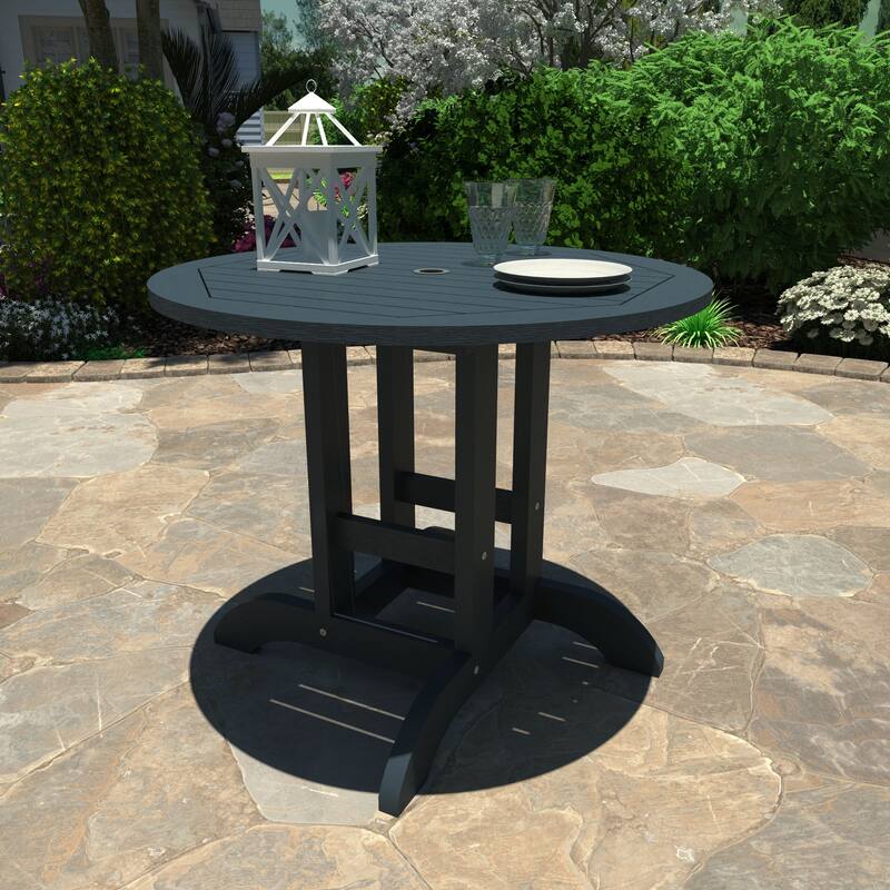 HIGHWOOD Commercial Grade 36" Round Bistro Dining Height Table