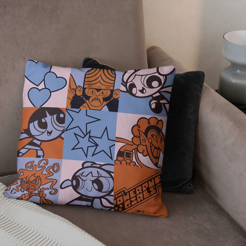 Warner Brothers Powerpuff Girls Throw Pillow