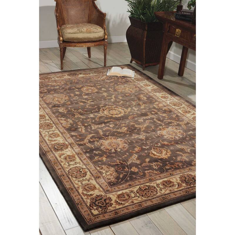 Nourison Hand-tufted Oriental Bordered Wool Area Rug
