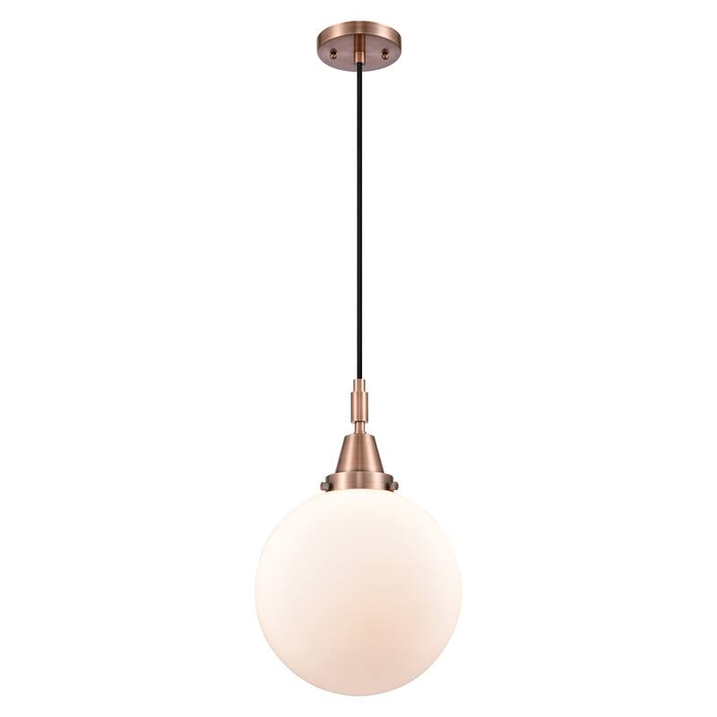 Innovations Lighting 447-1P-G201-10 Beacon 10" Wide Mini Pendant with