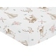 preview thumbnail 3 of 4, Sweet Jojo Designs Blush Pink, Mint Green and White Boho Woodland Deer Floral Collection Fitted Crib Sheet