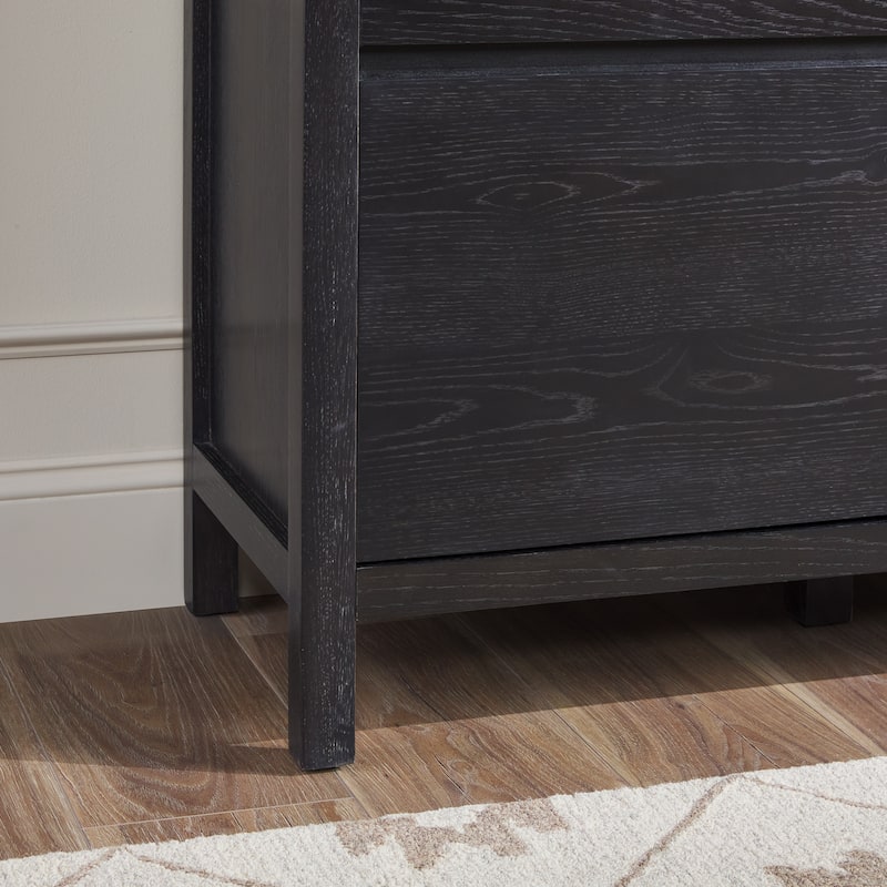 Middlebrook Farmhouse Rustic Solid Oak Wood 65" Sideboard with Storage
