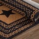 preview thumbnail 2 of 2, Farmhouse Jute Rug Rect Stencil Stars w/ Pad 20x30 - 20"x30"