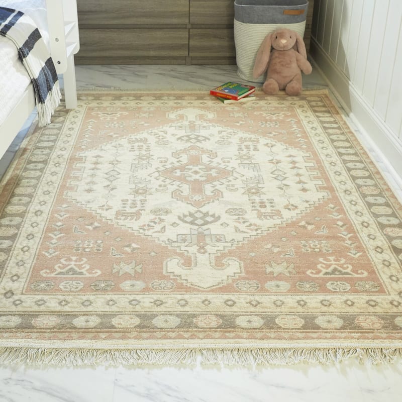 Windsor Traditional Distressed Recycled Area Rug