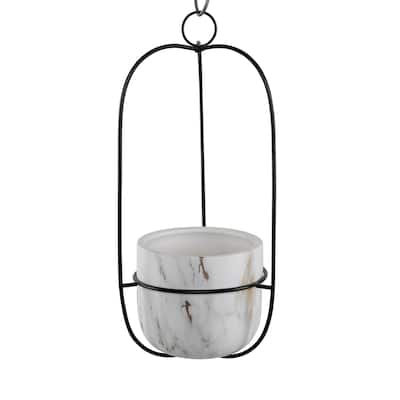 4.25X4.25X4 Ceramic Hanging Pot