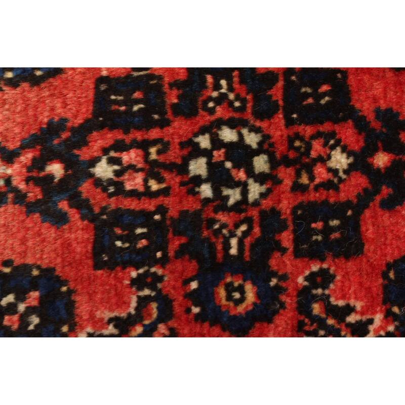 ECARPETGALLERY Hand-knotted Andelz Red Wool Rug - 2'8 x 6'8