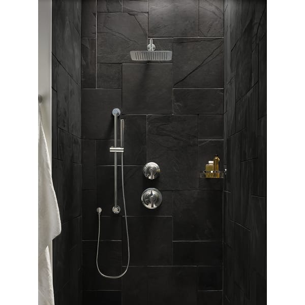 Moen S1004 2 5 Gpm Single Function Rain Shower Head Chrome Overstock 23579178