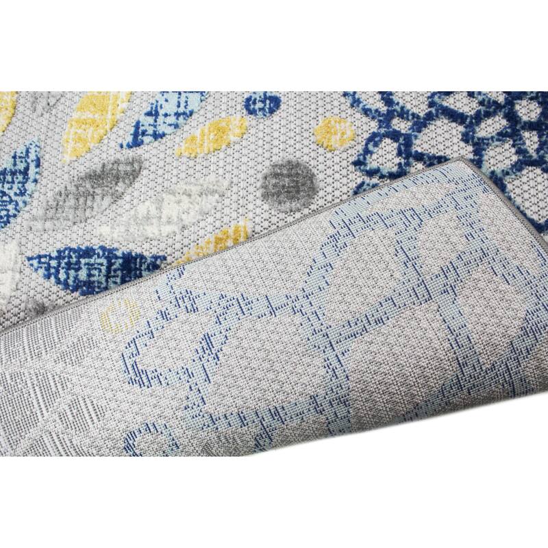 Bashian Gerson Iv/Blue Transitional Area Rug