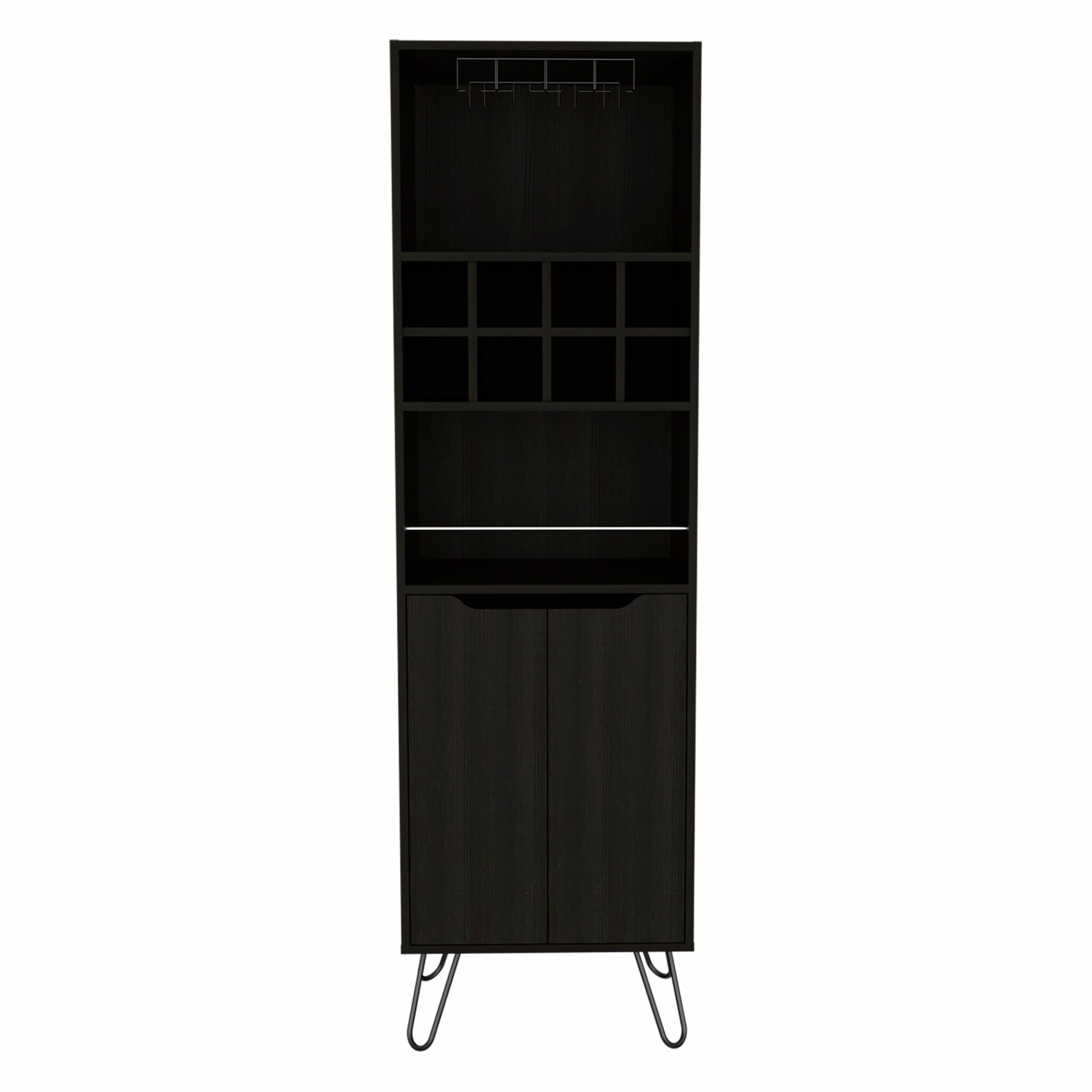 Black tall bar cabinet deals