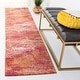 preview thumbnail 48 of 99, SAFAVIEH Evoke Erika Modern Abstract Distressed Rug 2'2" x 9' Runner - Ivory/Orange - Runner