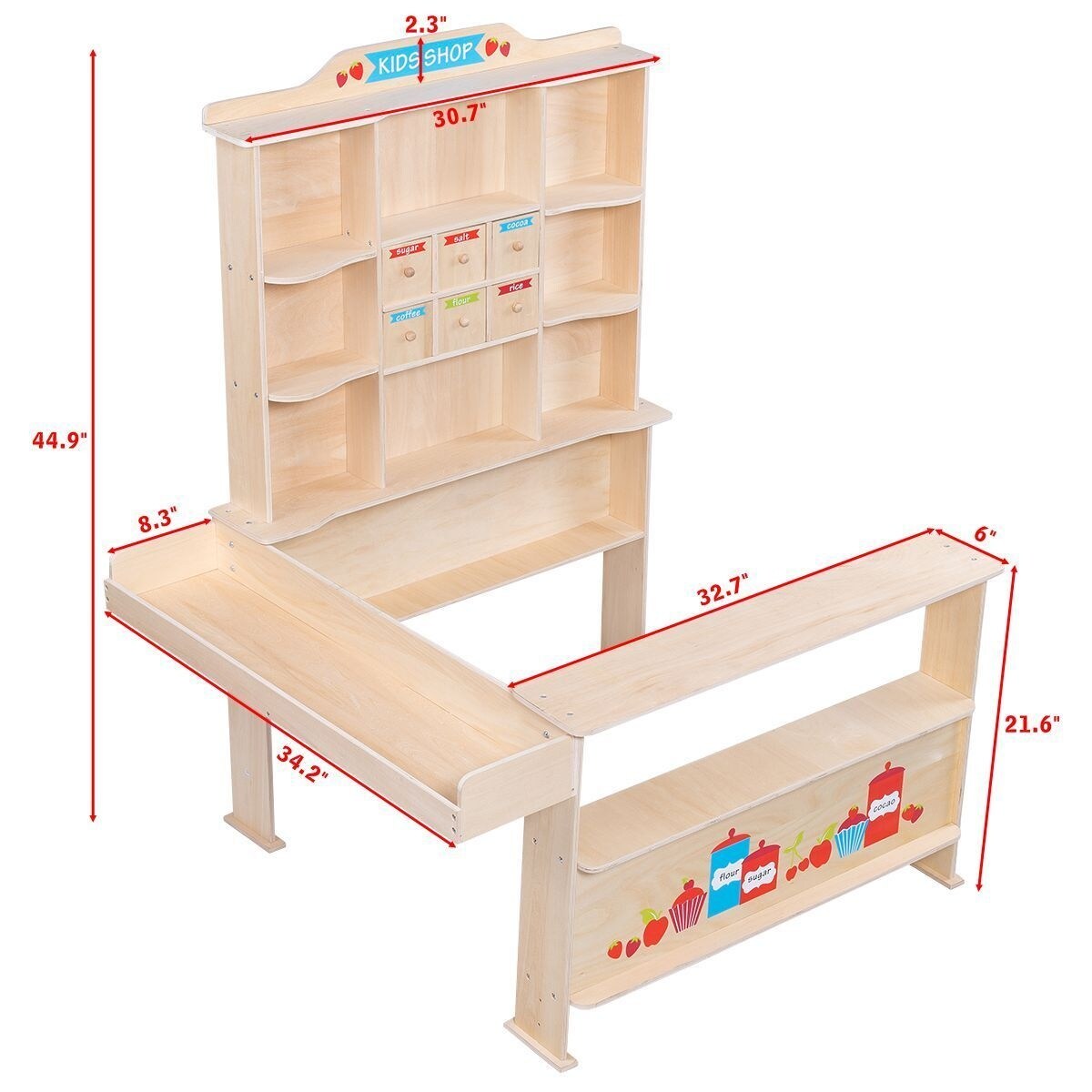 kids wooden toy shop