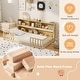 preview thumbnail 8 of 20, Costway Twin Size Montessori Floor Bed with Bookcase Storage Shelves &