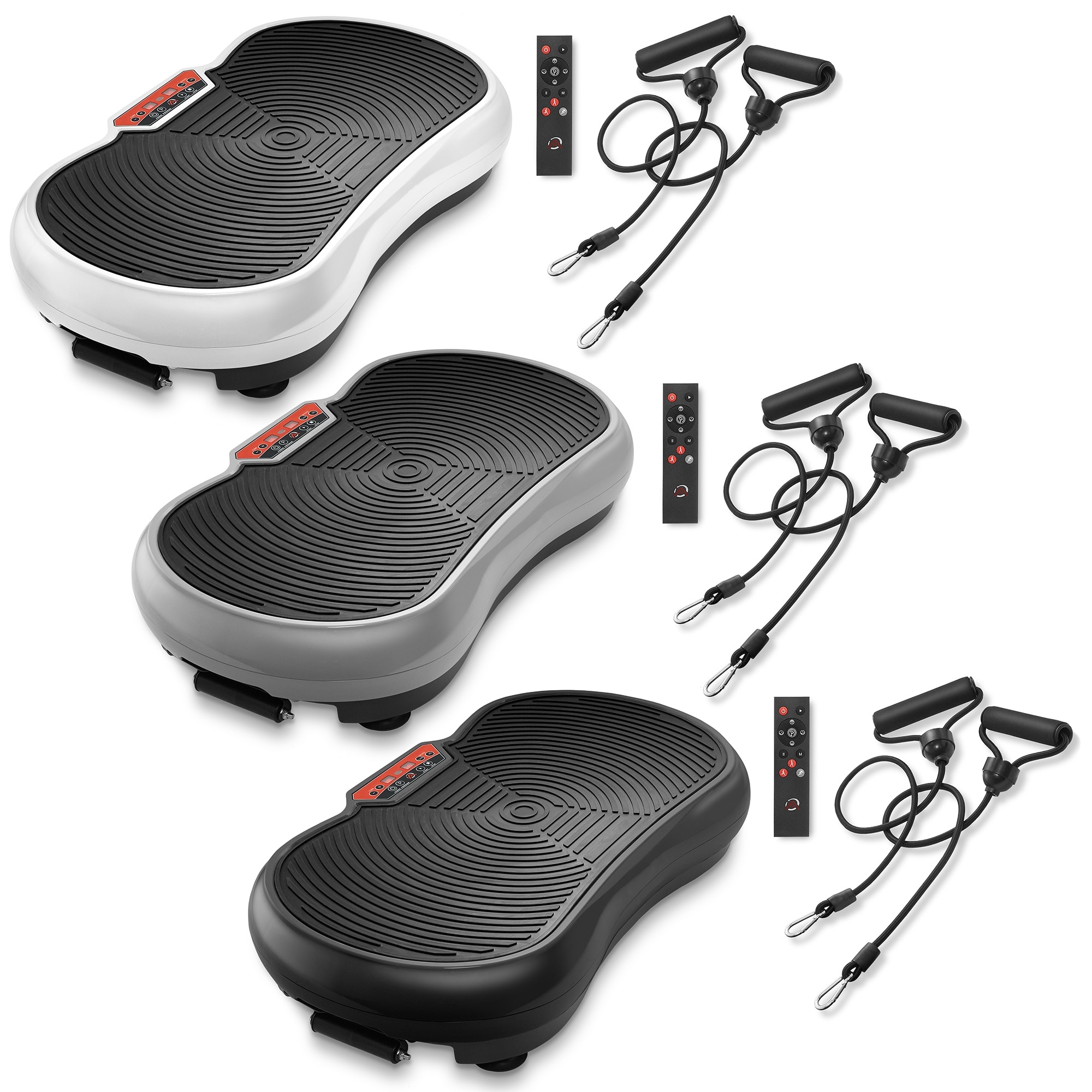 Details about   US Vibration Platform Plate Whole Body Exercise Fitness Massager Machine w/Band 