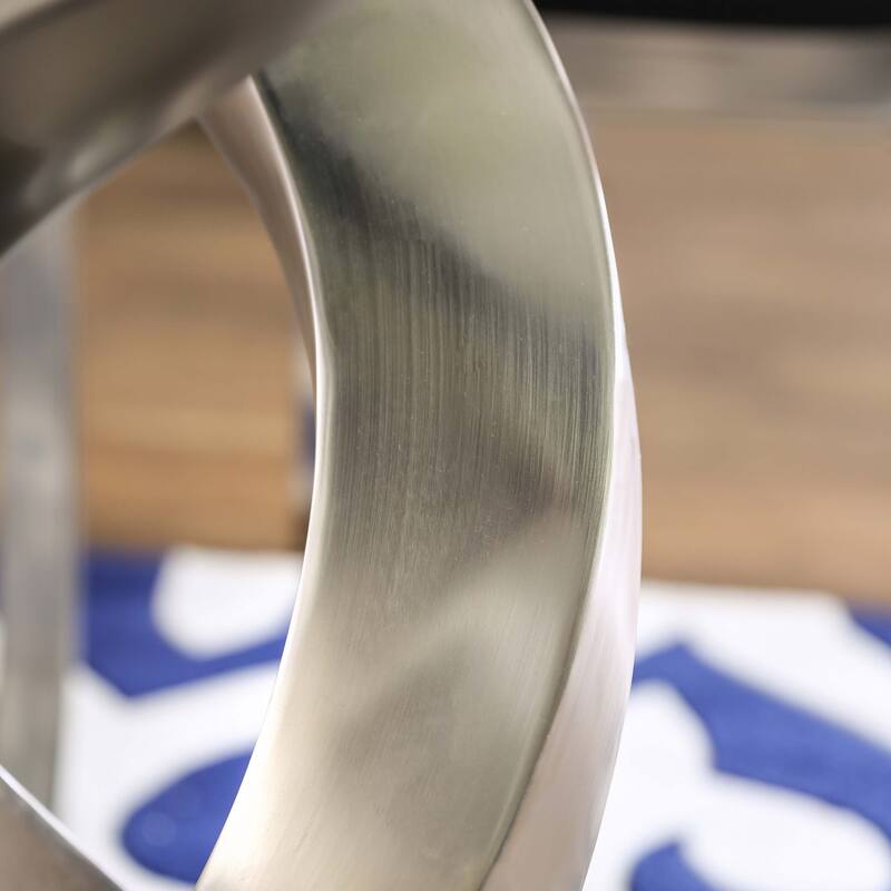 Sculpture I Contemporary Black Steel 5-Piece Round Dining Set by Furniture of America