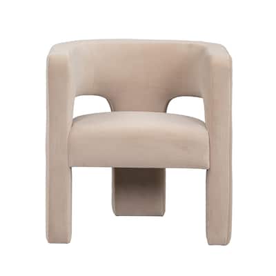 Sagebrook Home Round Back Chair, Half Moon, 29"H, Solid