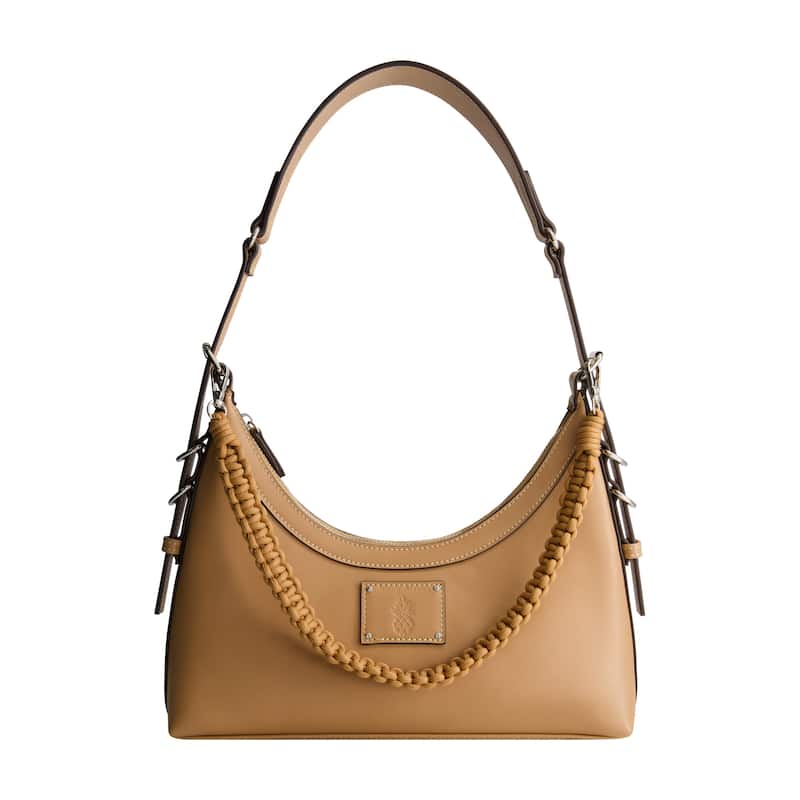 Tommy Bahama Debossed Logo Zip-Top Hobo Bag