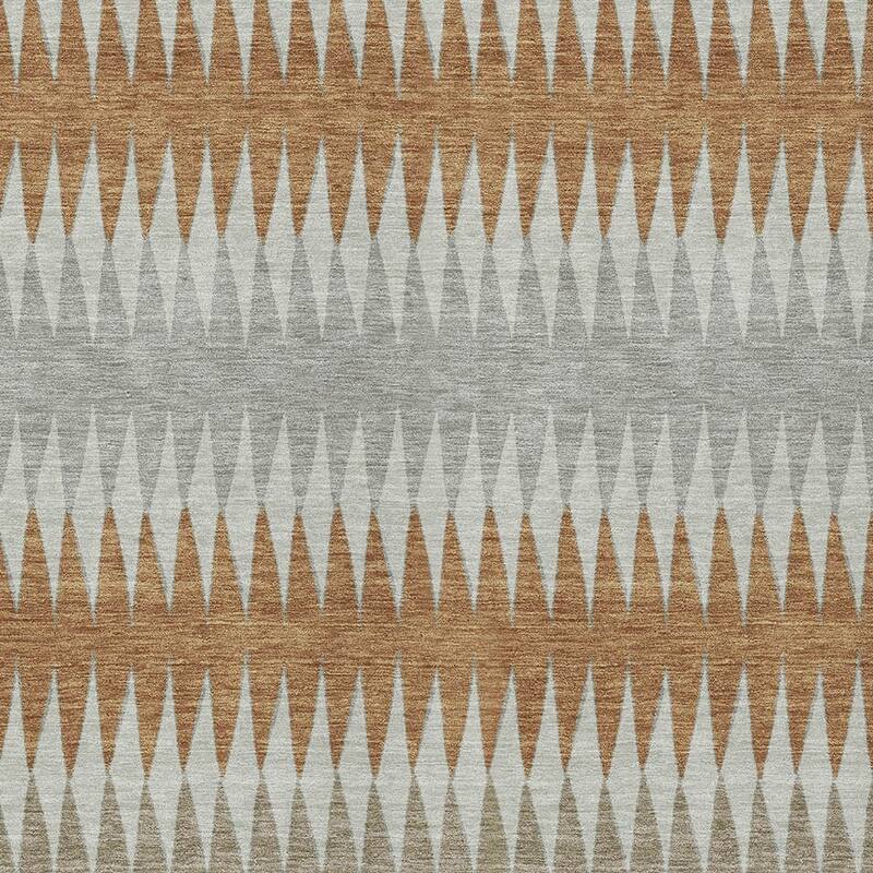 HomeRoots Striped Transitional Rectangle Outdoor Rug