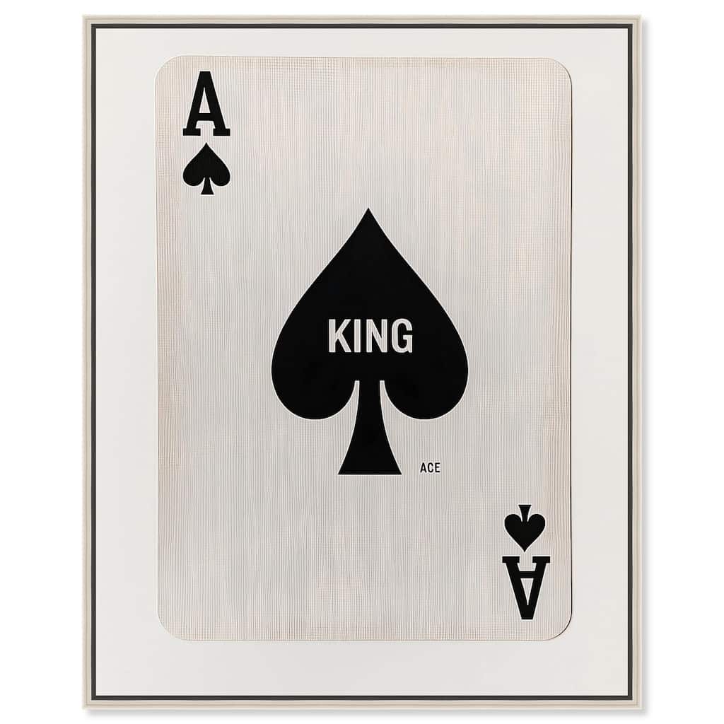 King of Spades Canvas by Art Remedy
