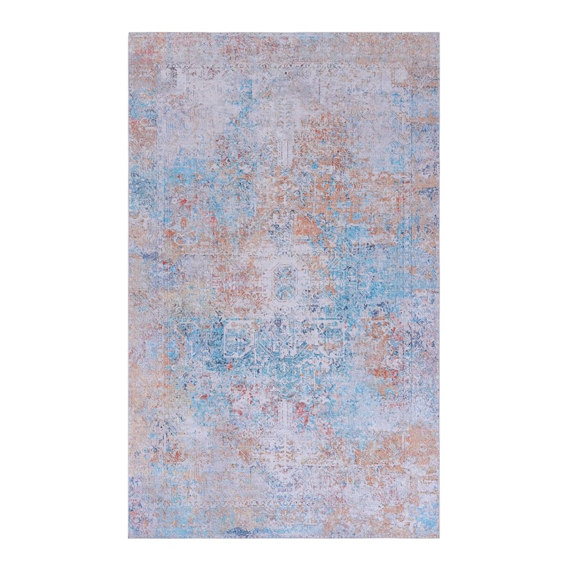 Area Rug Living Room Rugs 6x9,Modern Neutral Abstract Aesthetic Rug for Bedroom Dining Room - 6' x 7'