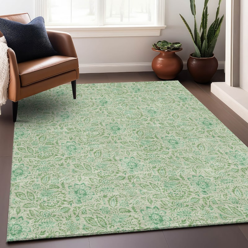 Premium Washable Super Soft Floral Mayfield Rug