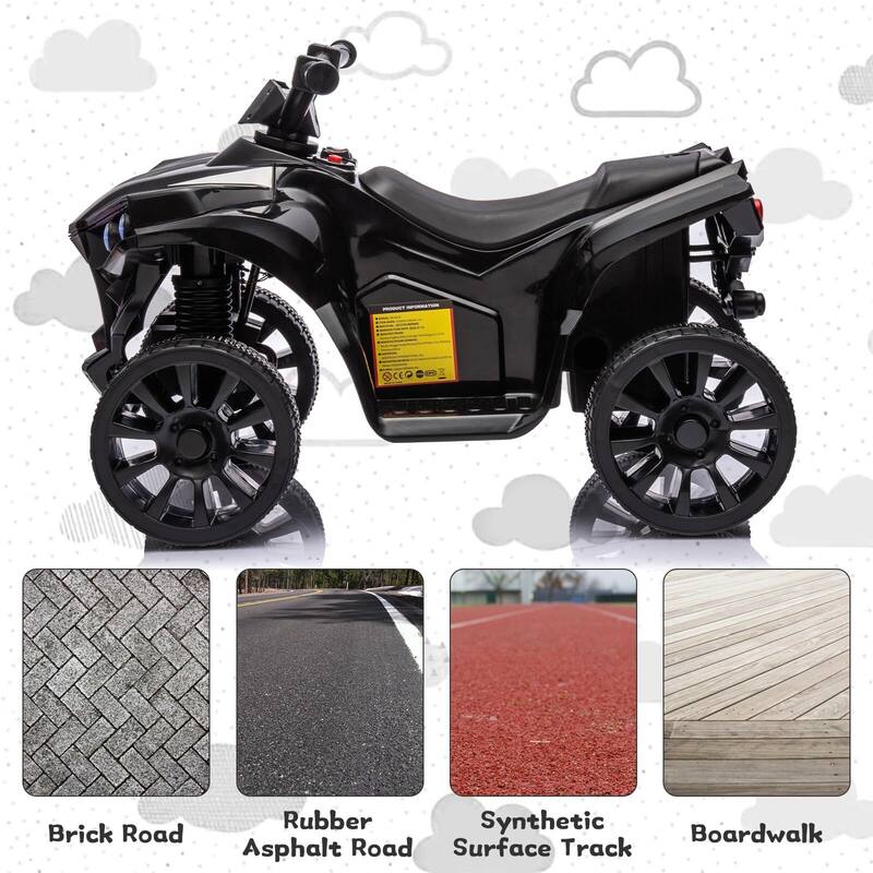 6V Kids ATV, 4 Wheeler Quad Electric Vehicles