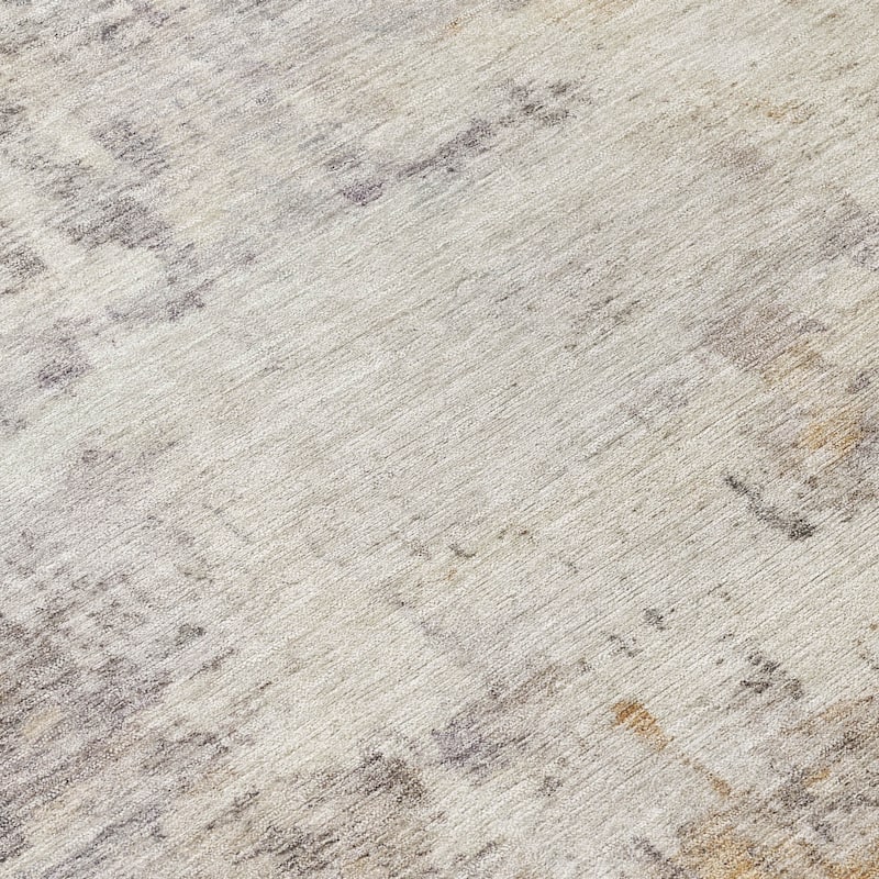 Machine Washable Indoor/ Outdoor Modern Casual Chantille Rug