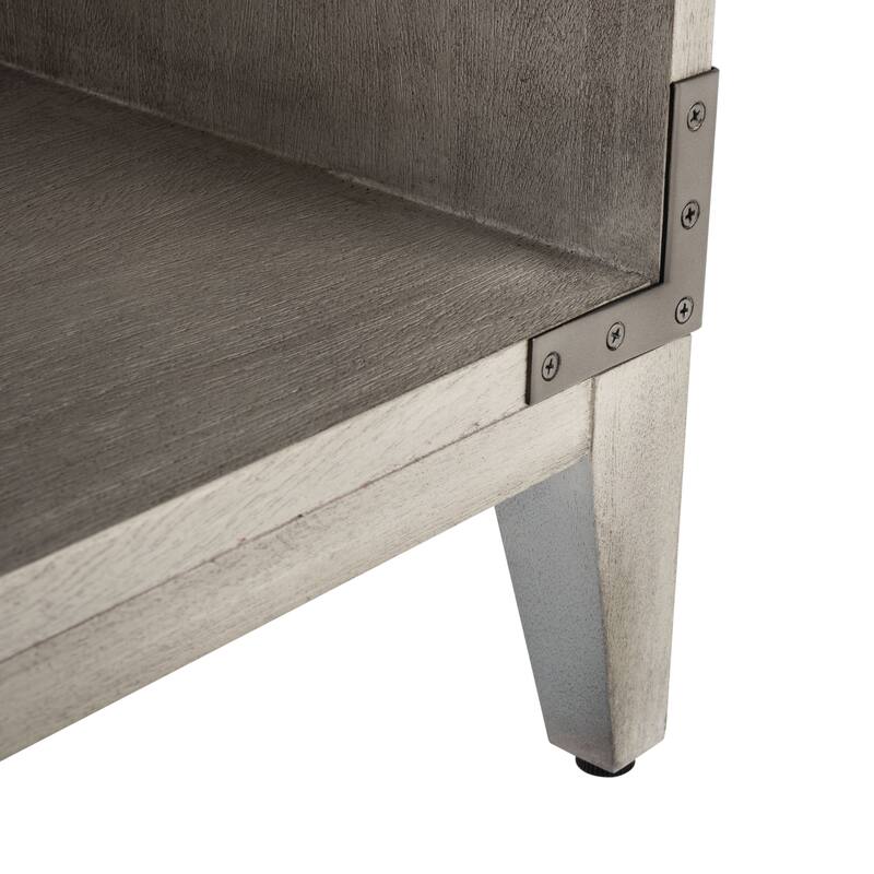 SAFAVIEH Couture Guitta 1-Drawer 1-Shelf Wood Nightstand