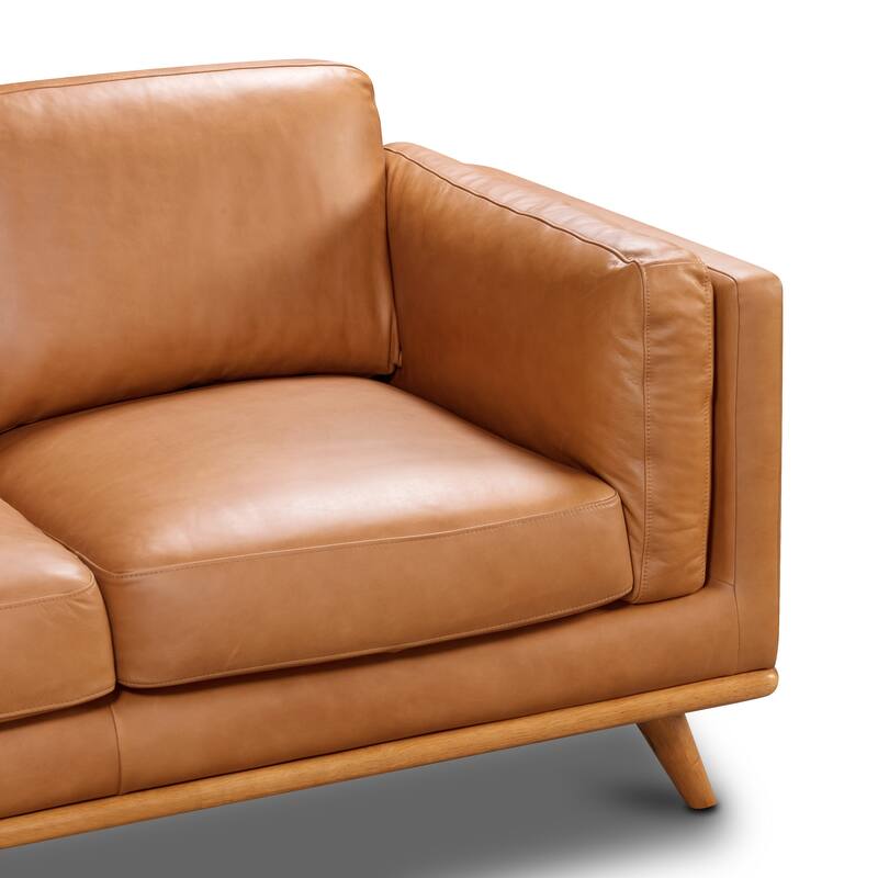 Poly and Bark Cadiz Corner Sectional - Genuine Italian Leather