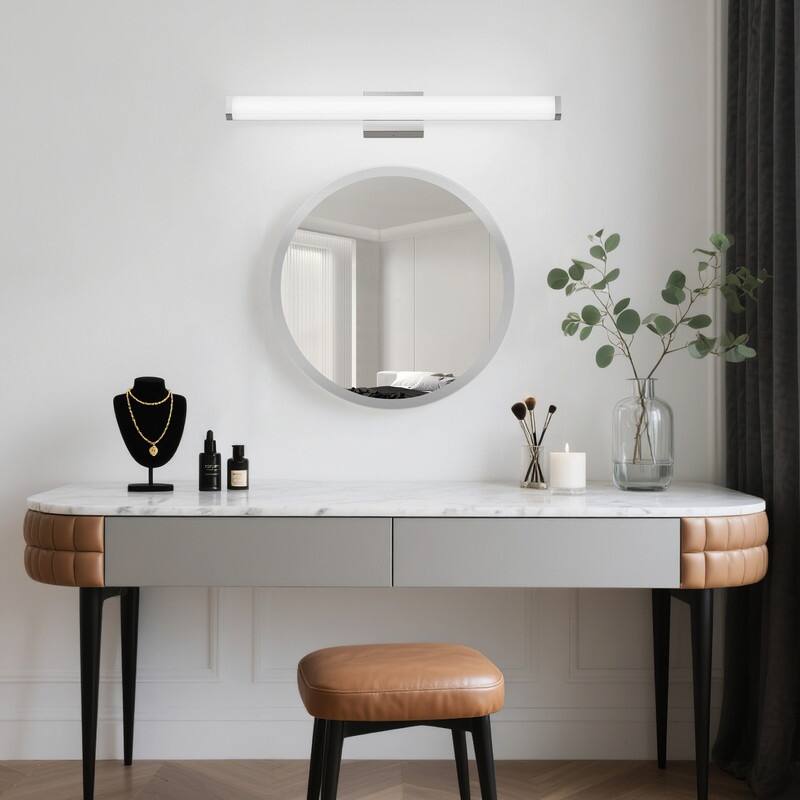 Dimmable LED Bath Bar, Modern Square Bathroom Vanity Light For Mirror