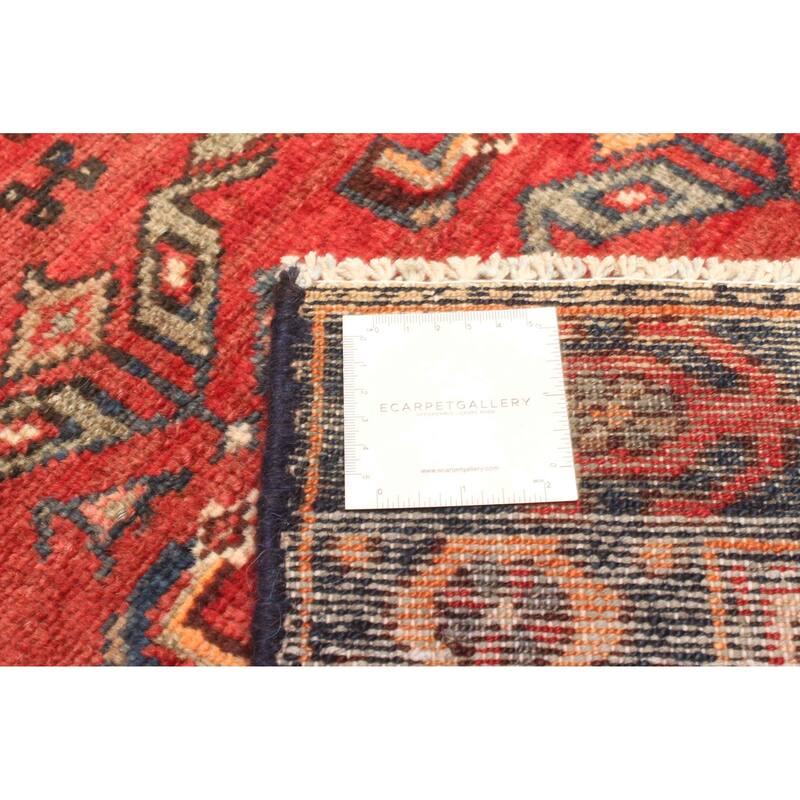 ECARPETGALLERY Hand-knotted Anatolian Vintage Red Wool Rug - 3'8 x 6'9
